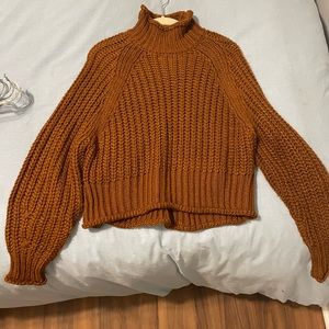 H&M Burnt Orange Knit Sweater